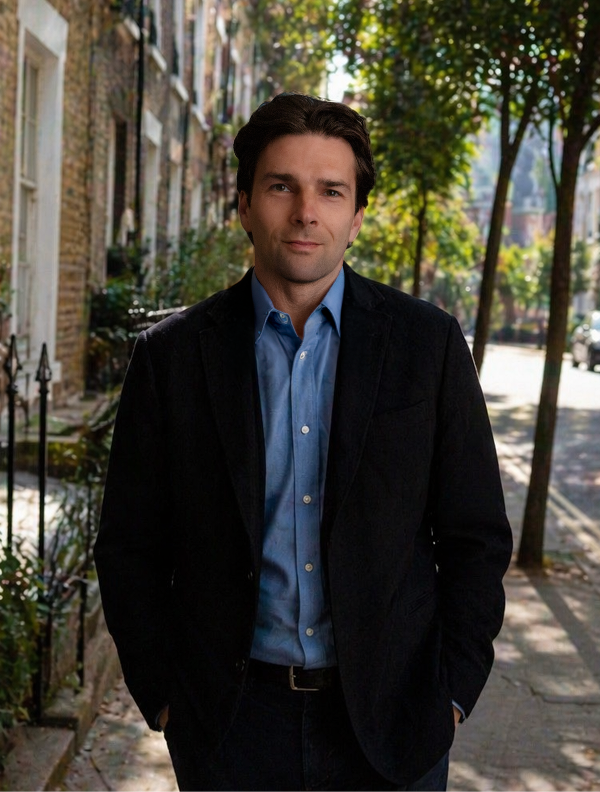 Luke, the founder in Belgravia, London